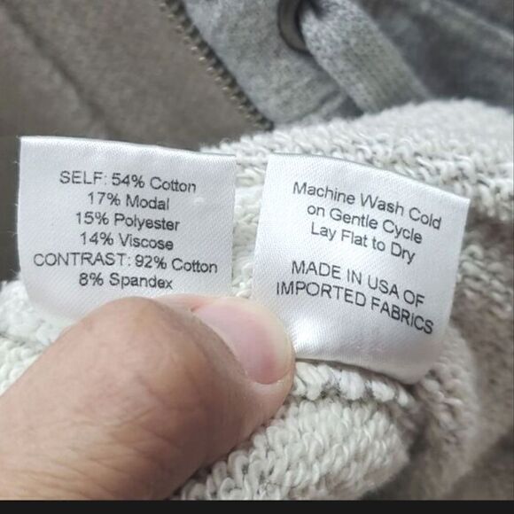 Rivet Utility Lightweight Heather Gray Maven French Terry Jumpsuit Romper Small - Picture 11 of 16